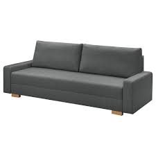 Divano Letto 3 Posti GRÄLVIKEN Grigio Scuro