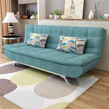 Divano Letto Moderno a 2 Posti con Zampe Metalliche
